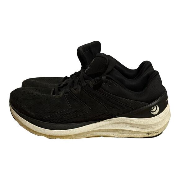 Topo Athletic Phantom 2 Black Running Shoes Men's Size 10 Cushioned Zipfoam - Picture 4 of 8